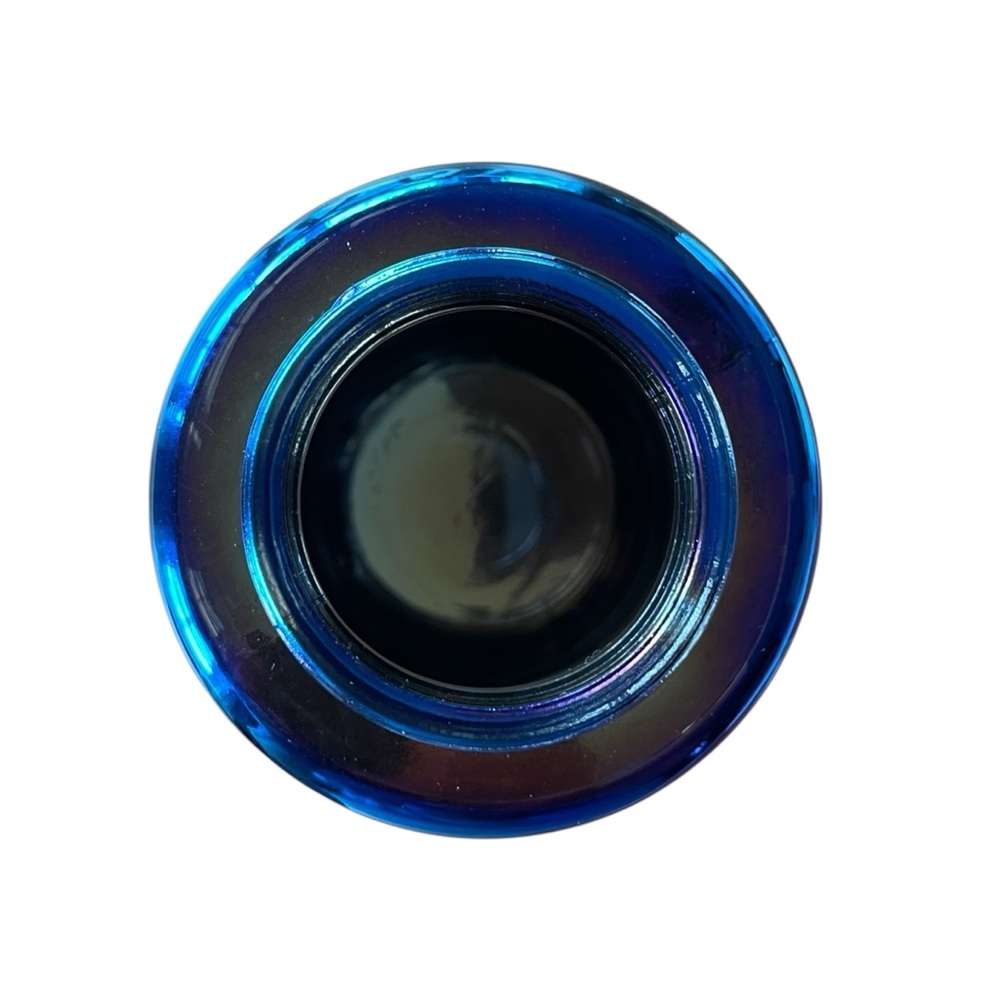 Scentsy Plug In Midnight Blue Wax Warmer Floral Iridescent Glass Night Light NIB - Picture 5 of 7